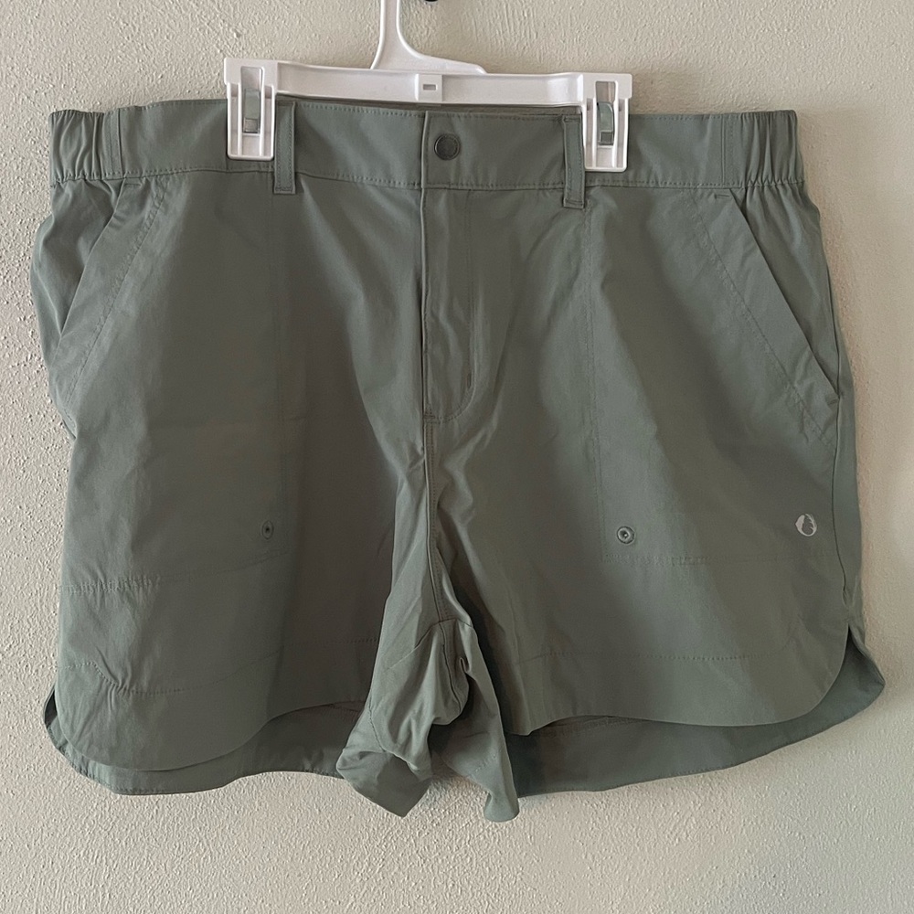 Light green athletic shorts
